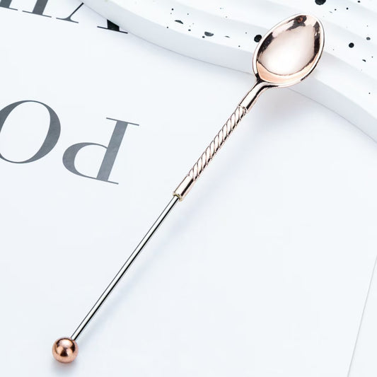 DIY Beaded Long-Handled Coffee Spoon